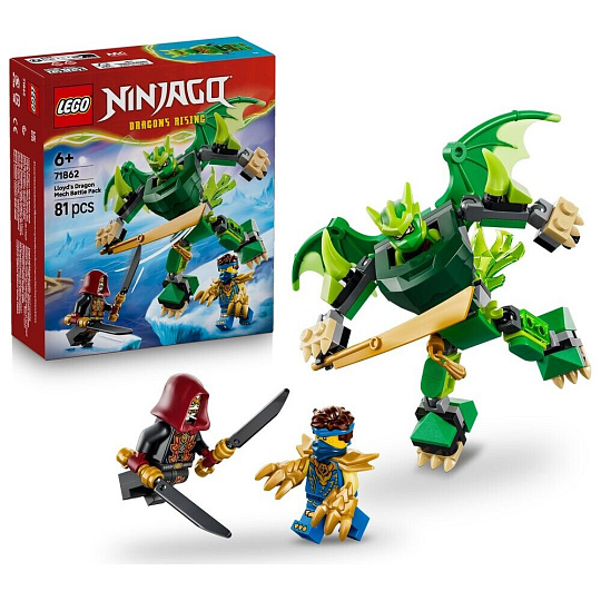 LEGO NINJAGO 71862 Bojový balíček: Lloydův dračí mech