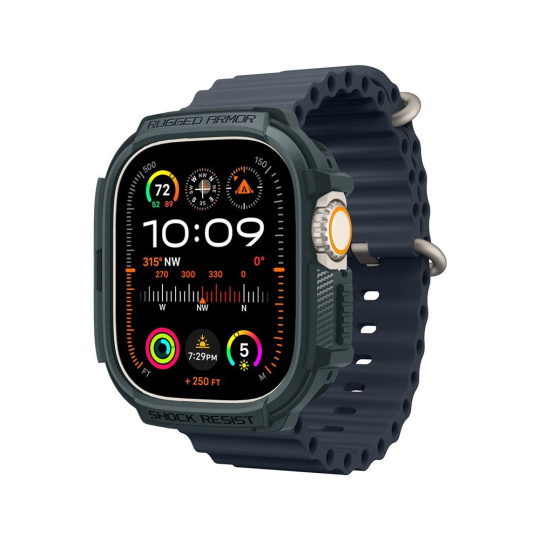 Spigen Rugged Armor řemínek Apple Watch Ultra 2/1 49mm zelený