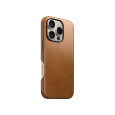 Nomad Traditional Leather Case MagSafe kryt iPhone 16 Pro English Tan-C