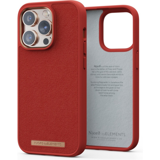 NJORD Comfort+ Case iPhone 14 Pro Burnt Orange