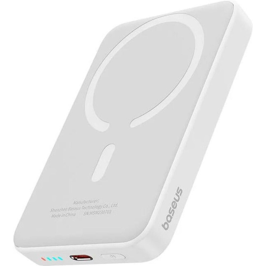 Baseus Magnetic Mini Air 10000mAh, 20W bílá