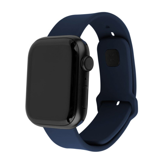 FIXED set silikonových řemínků Apple Watch 38/40/41mm modrý