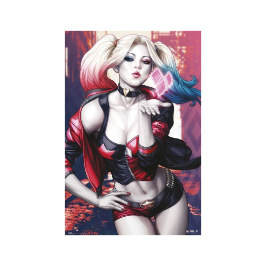 Plakát Harley Quinn - Kiss (13)