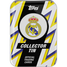 Fotbalové karty Topps 2025/26 Real Madrid Collector Tin Fotbalové karty Topps 2025/26 Real Madrid Collector Tin