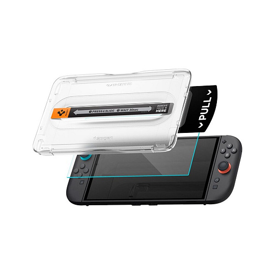 Spigen Glass tR EZ Fit Pro tvrzené sklo 2 Pack Nintendo Switch 2