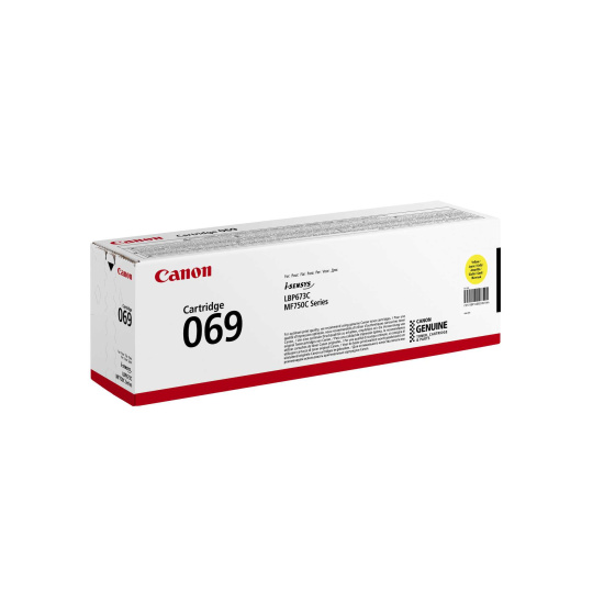 Canon TONER  CRG 069Y žlutý pro LBP673Cdw, MF752Cdw a MF754Cdw (1 900 str.)