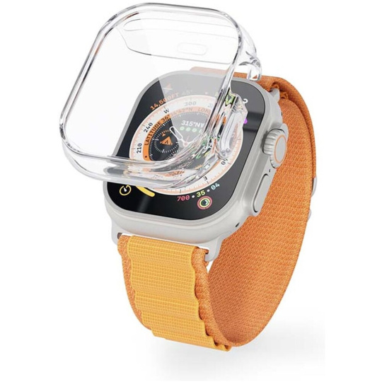 EPICO HERO CASE pouzdro pro Apple Watch Ultra transparentní