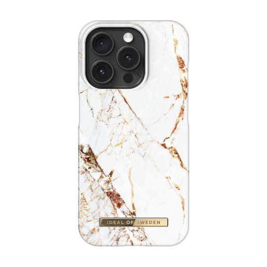 iDeal Of Sweden Fashion zadní kryt iPhone 15 Pro Carrara Gold