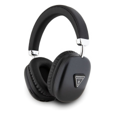 Guess PU Leather 4G Triangle Logo Bluetooth Stereo Headphone černé Guess PU Leather 4G Triangle Logo Bluetooth Stereo Headphone černé