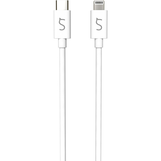 iWant certifikovaný USB-C - Lightning kabel 1m bílý