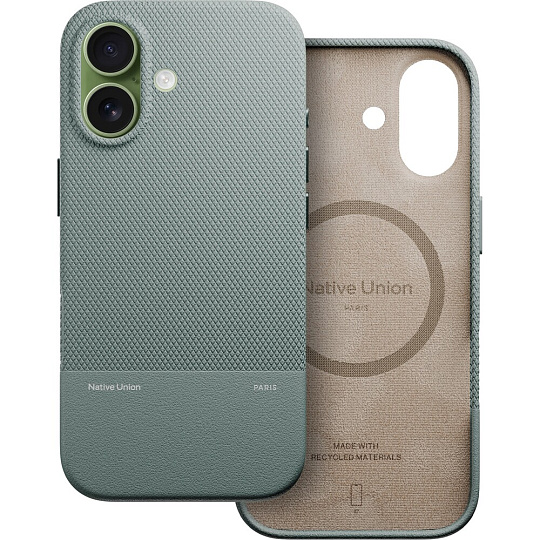 Native Union (RE)Classic MagSafe kryt z recyklovaného materiálu iPhone 17 slate green