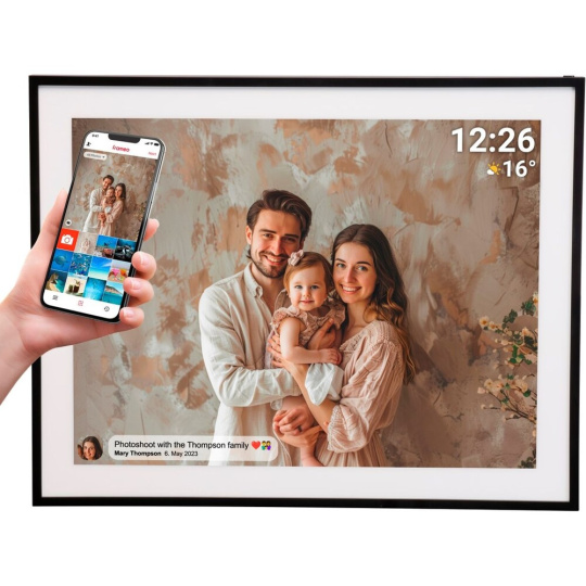 Denver PFF-1970 chytrý digitální fotorámeček s WiFi černý