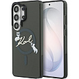 Karl Lagerfeld IML Choupette Karl Script Logo Magnetic kryt Samsung Galaxy S26 Ultra černý