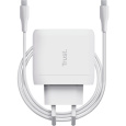 Trust Maxo 65W USB-C nabíjecí adaptér + 2m USB-C kabel, bílý