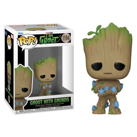 Funko POP! #1194 Marvel: I Am Groot - Groot w/ Grunds