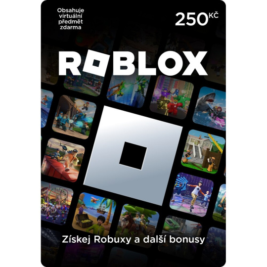 Digitální dárková karta Roblox 250 CZK (online kód) Digitální dárková karta Roblox 250 CZK (online kód)