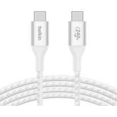 Belkin BOOST CHARGE odolný USB-C kabel (240W) 2m, bílý