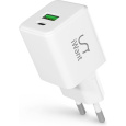 iWant 20W GaN nabíjecí adaptér bílý