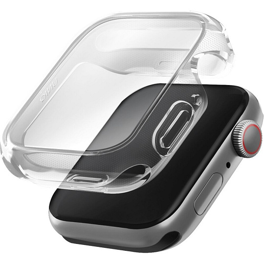 UNIQ Garde Hybrid TPU+PC pouzdro Apple Watch (40mm) čiré