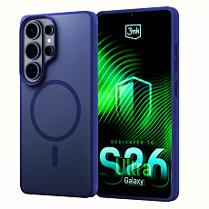 3mk ochranný kryt Smoke MagCase Blue pro Samsung Galaxy S26 Ultra