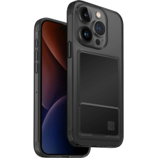 UNIQ Air Fender Card Slot ochranný kryt iPhone 15 Pro Smoked (kouřový)