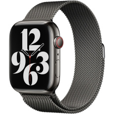 Apple Watch 49/45/44/42mm grafitově šedý milánský tah