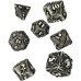 Set kostek Q-workshop Dracopolis - Scandinavian Blackfang (7 kostek)