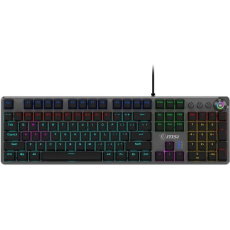 MSI Forge GK310 Red herní klávesnice (CZ/SK) černá