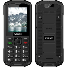 EVOLVEO StrongPhone X5 vodotěsný odolný Dual SIM telefon černo-šedý EVOLVEO StrongPhone X5 vodotěsný odolný Dual SIM telefon černo-šedý