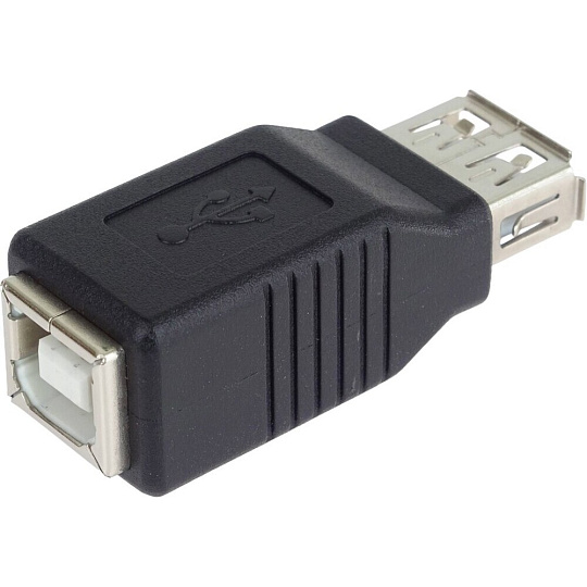 PremiumCord USB-A/USB-B redukce černá PremiumCord USB-A/USB-B redukce černá