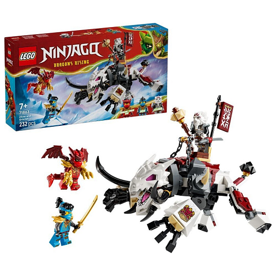 LEGO NINJAGO 71863 Zilvar a dračí bestie Grimtak LEGO NINJAGO 71863 Zilvar a dračí bestie Grimtak