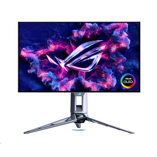 ASUS LCD 27" ROG Swift OLED PG27AQWP-W Gaming monitor, 2560x1440, Flat, G-Sync, 2K 520Hz/HD 720Hz, 0,02ms, HDMI, DP, VES