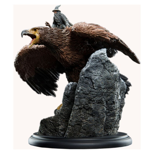 Soška Weta Workshop The Lord of the Rings - Gandalf on Gwaihir Mini
