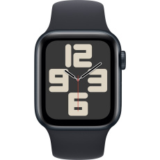 Apple Watch SE (2023) Cellular 40mm sportovní silikonový řemínek temně inkoustový S/M Apple Watch SE (2023) Cellular 40mm sportovní silikonový řemínek temně inkoustový S/M