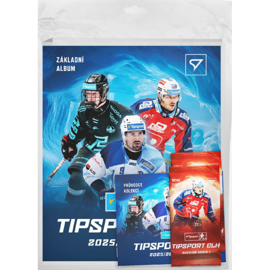 Hokejové karty SportZoo Tipsport ELH 2025/26 1. série Startovací balíček Hokejové karty SportZoo Tipsport ELH 2025/26 1. série Startovací balíček