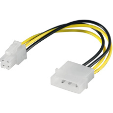 PremiumCord napájecí redukce 5.25" (molex) na P4 (4pin)