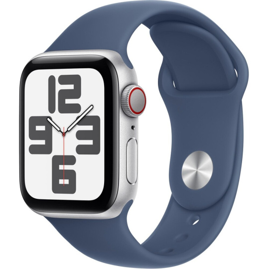 Apple Watch 42/41/40/38mm denimový sportovní řemínek S/M