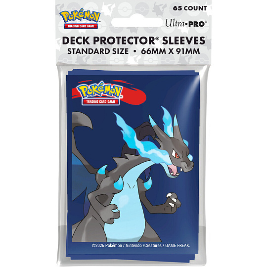 Pokémon UP: Mega Charizard X - DP obaly na karty 65 ks