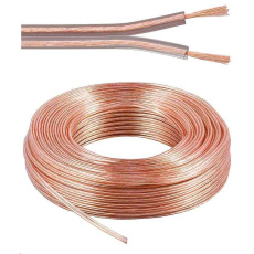 PremiumCord Kabely na propojení reprosoustav 100% CU měď 2x2,5mm 25m PremiumCord Kabely na propojení reprosoustav 100% CU měď 2x2,5mm 25m