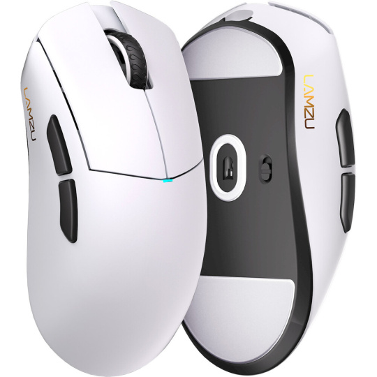 Lamzu Paro Aurora bezdrátová herní myš bílá