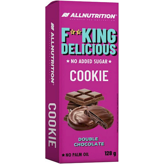 Sušenky F**KING Delicious Cookie - Dvojitá čokoláda 128 g
