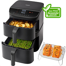 Cosori Turbo Tower horkovzdušná fritéza 10,8 L, keramika, černá