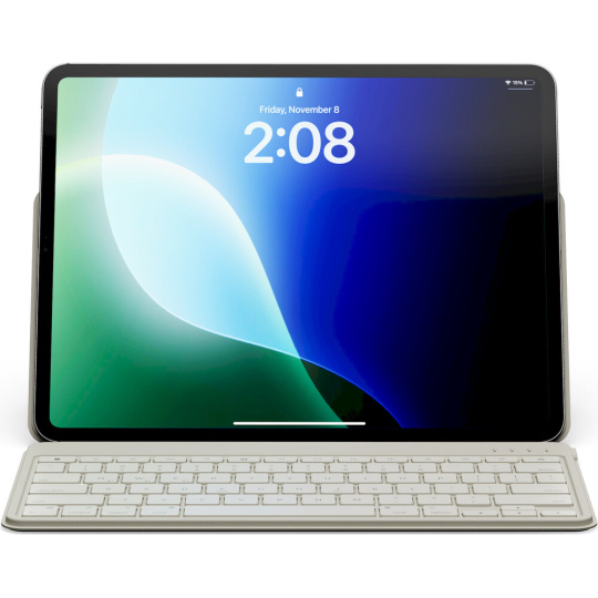 Satechi OntheGo Bluetooth klávesnice se stojánkem US písková