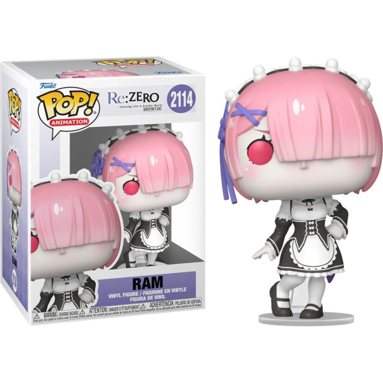 Funko POP! #2114 Animation: Re:Zero - Starting Life in Another World - Ram Funko POP! #2114 Animation: Re:Zero - Starting Life in Another World - Ram