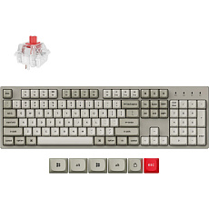 Keychron C2 Pro 8K Keychron Super Red herní klávesnice (US) retro