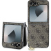 Guess 4G Charm kryt Samsung Galaxy Z Flip 6 hnědý