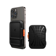 Spigen Lock Fit MagSafe Wallet peněženka černá