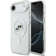 Karl Lagerfeld IML K&CH Heads Metal Frame MagSafe kryt iPhone Air čirý