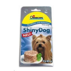 SHINY DOG kure+tunak 2x85g konzerva