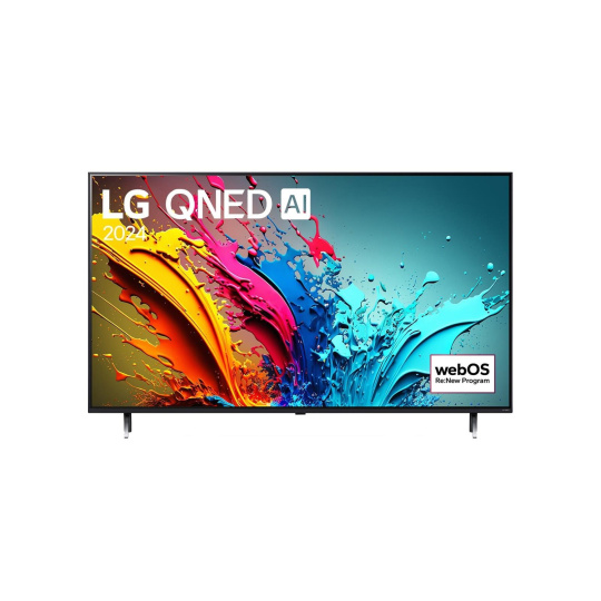 LG QNED85 50" TV, 4K Ultra HD, QNED, webOS, HDR, Bluetooth 5.1, WiFi, ThinQ, AI Sound Pro